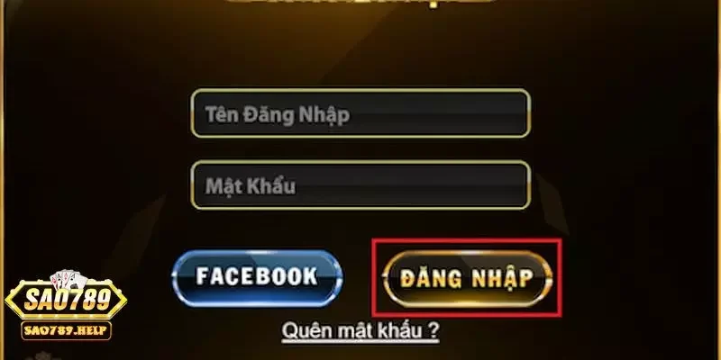 Đăng nhập Sao789 thông qua ứng dụng di động